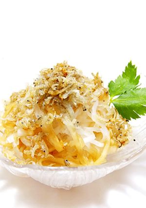 カリカリしらすと白蕪のさっぱり小鉢物-レシピのメイン写真