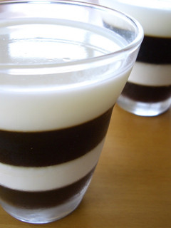 ミルクとコーヒーのしましまゼリー-レシピのメイン写真