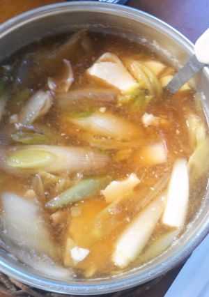 お腹に優しい！鶏しょうがみぞれ鍋！-レシピのメイン写真