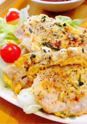 しそ香る♪豚肉のピカタ☆簡単-レシピのメイン写真
