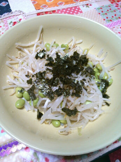 もやし枝豆海苔サラダ-レシピのメイン写真