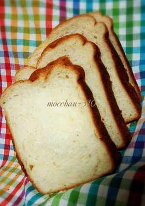 はちみつ&ミルクでふわふわ食パン＊HB-レシピのメイン写真