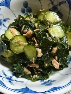 わかめとツナときゅうりの和え物☆-レシピのメイン写真