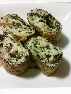 ひじき煮のリメイク・厚焼き卵-レシピのメイン写真