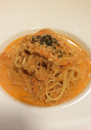 本格的でも簡単！蟹のクリームパスタ-レシピのメイン写真