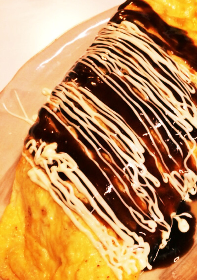 簡単！もやしと卵のお好み焼き風オムレツ-レシピのメイン写真
