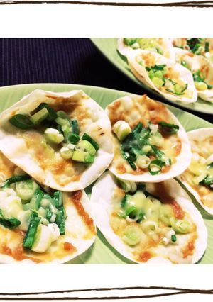 餃子の皮のネギ味噌オイル焼き-レシピのメイン写真