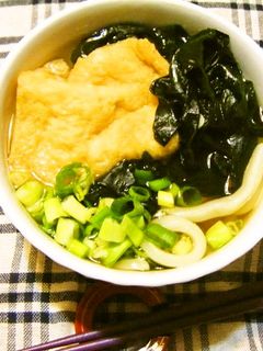 冷凍讃岐うどんできつねうどん-レシピのメイン写真