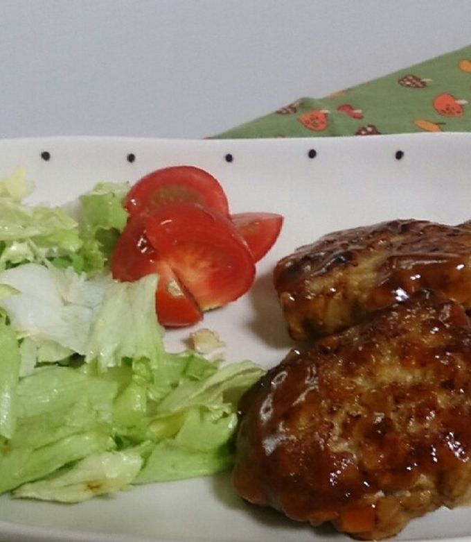 蓮根入り豆腐ハンバーグ-レシピのメイン写真
