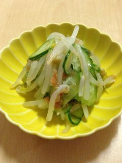 きゅうりともやしの梅和え-レシピのメイン写真