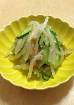 きゅうりともやしの梅和え-レシピのメイン写真