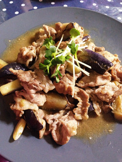 なすと豚肉のマスタード炒め-レシピのメイン写真