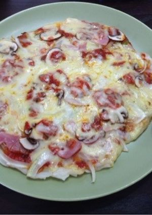 餅ピザ-レシピのメイン写真