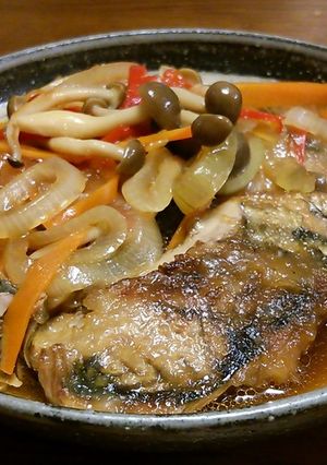 揚げ出しカツオ、野菜たっぷり。-レシピのメイン写真