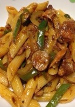 鯖缶のトマトソースペンネ-レシピのメイン写真