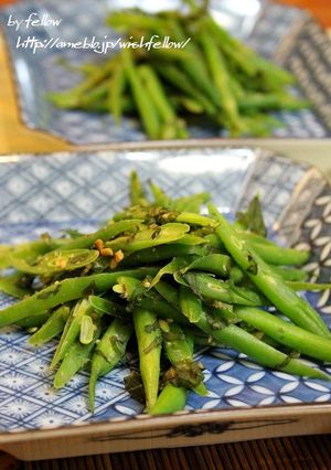 インゲンのシャカシャカ炒め-レシピのメイン写真
