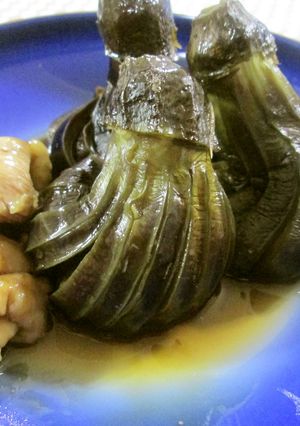 茶せんナスと鶏肉のあんかけ煮-レシピのメイン写真