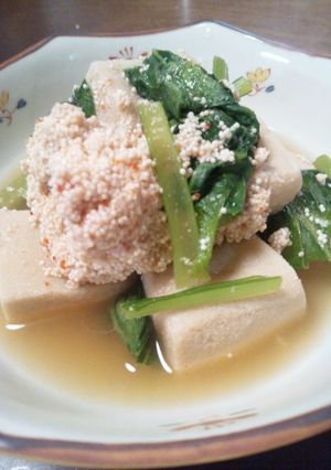 明太子と凍り豆腐の含め煮-レシピのメイン写真