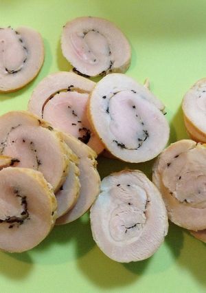 鳥はむの燻製 簡単 塩抜きナシ-レシピのメイン写真