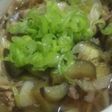 豚肉となすのにゅうめん
