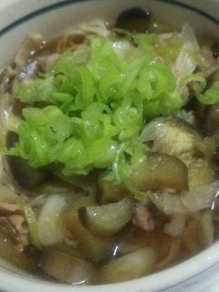 豚肉となすのにゅうめん-レシピのメイン写真