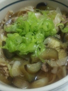 豚肉となすのにゅうめん-レシピのメイン写真