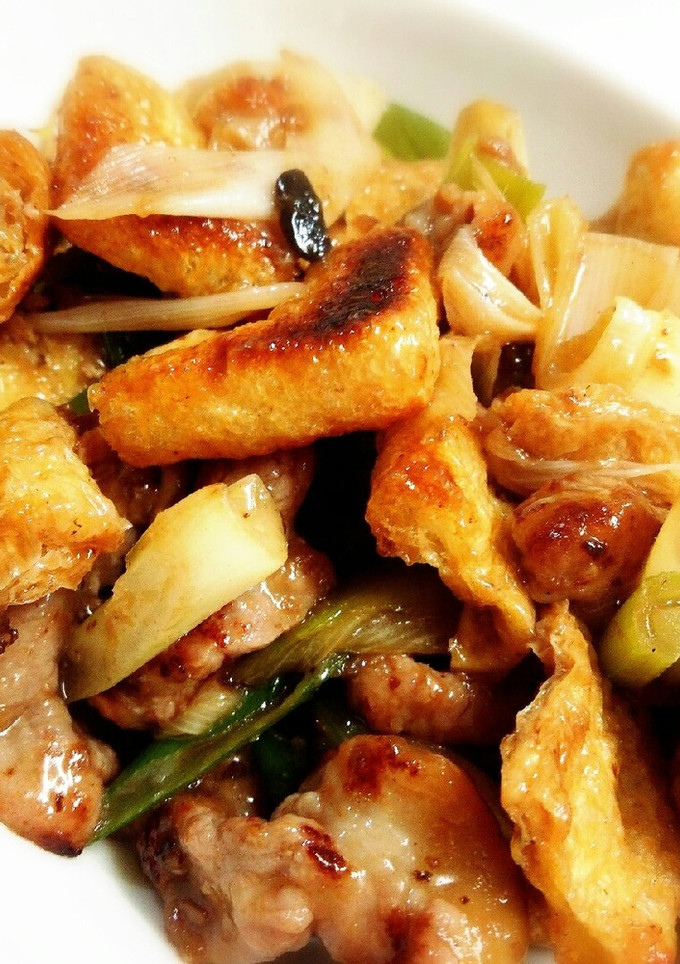 豚肉と油揚げの中華炒め-レシピのメイン写真