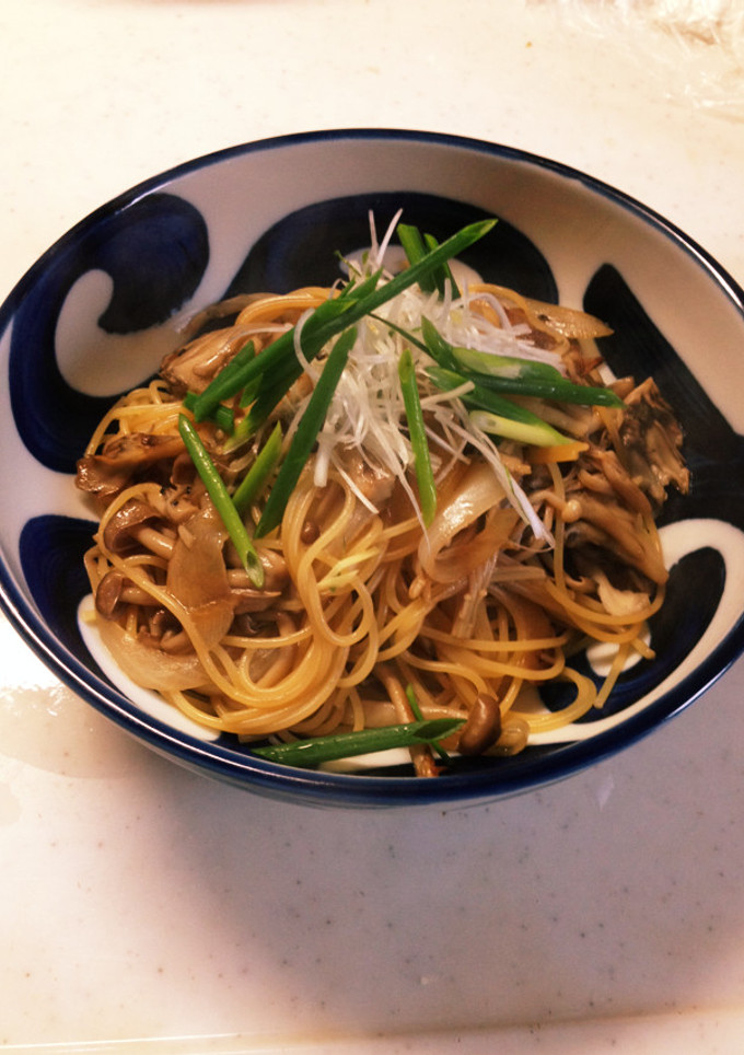 秋☆きのこたっぷりバター醤油の和風パスタ-レシピのメイン写真