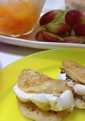 卵、小麦無し、コーンフラワーのパンケーキ-レシピのメイン写真