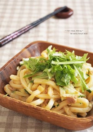 混ぜて簡単♫ツナぽんうどん-レシピのメイン写真