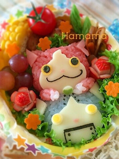 妖怪ウォッチ♪ジバ&ロボニャン♪キャラ弁-レシピのメイン写真