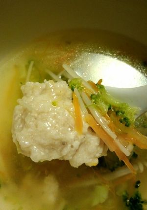 鶏団子の野菜スープ…ナゲット＊リメイク-レシピのメイン写真