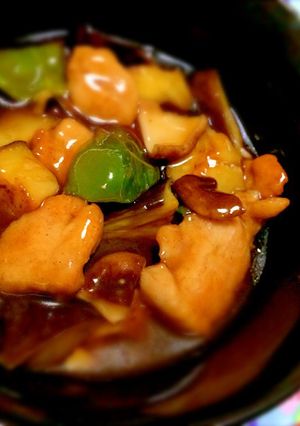 茄子と鶏肉のちょい甘酢あんかけ-レシピのメイン写真