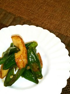 簡単⭐甘とうがらし・ちくわ⭐甘辛炒り煮♪-レシピのメイン写真