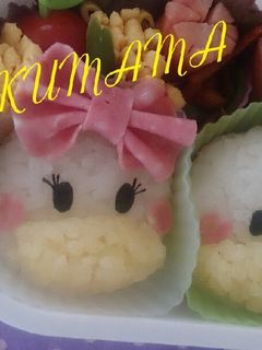 ツムツム♡簡単キャラ弁♡ドナデジ-レシピのメイン写真