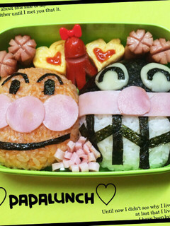 キャラ弁★アンパンマンとバイキンマン-レシピのメイン写真