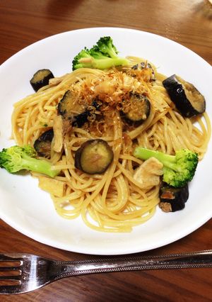 ランチに！ナスとツナの簡単和風パスタ-レシピのメイン写真