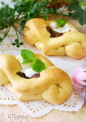 HBで♡とろけるスモア風チョコパン-レシピのメイン写真