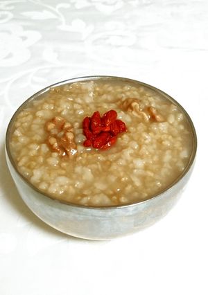 香ばしい玄米の薬膳粥 ～炊飯器で～-レシピのメイン写真