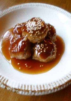 肉団子の醤油あん♪-レシピのメイン写真