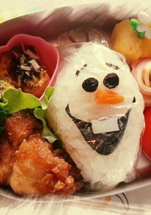 お弁当deオラフ(´`＊)-レシピのメイン写真