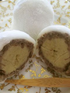 栗きんとん入り大福餅-レシピのメイン写真