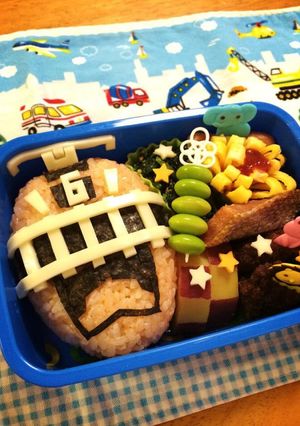 キャラ弁◆トッキュウジャー(6号)-レシピのメイン写真