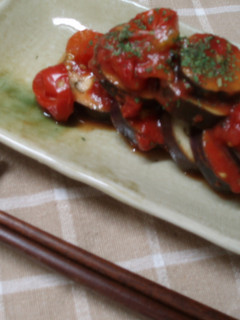 なすとトマトのホットサラダ-レシピのメイン写真