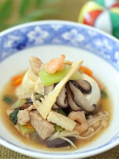 具沢山の五目あんかけ豆腐-レシピのメイン写真