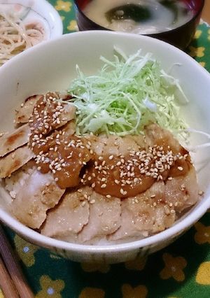 元気モリモリ☆豚とんステーキ丼☆-レシピのメイン写真