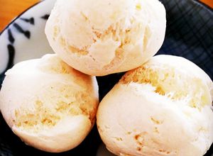 材料1つ＊お好み焼き粉でサクふわパン-レシピのメイン写真