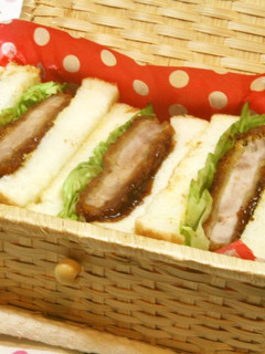 BBQソースでカツサンド♪-レシピのメイン写真