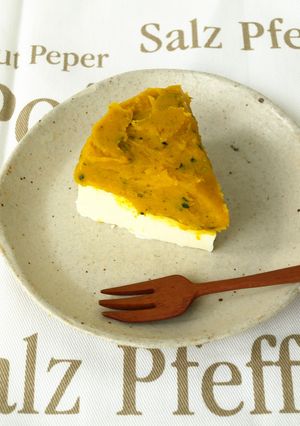 かぼちゃのレアチーズケーキ-レシピのメイン写真
