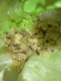 台湾料理:鶏そぼろのレタス包み-レシピのメイン写真